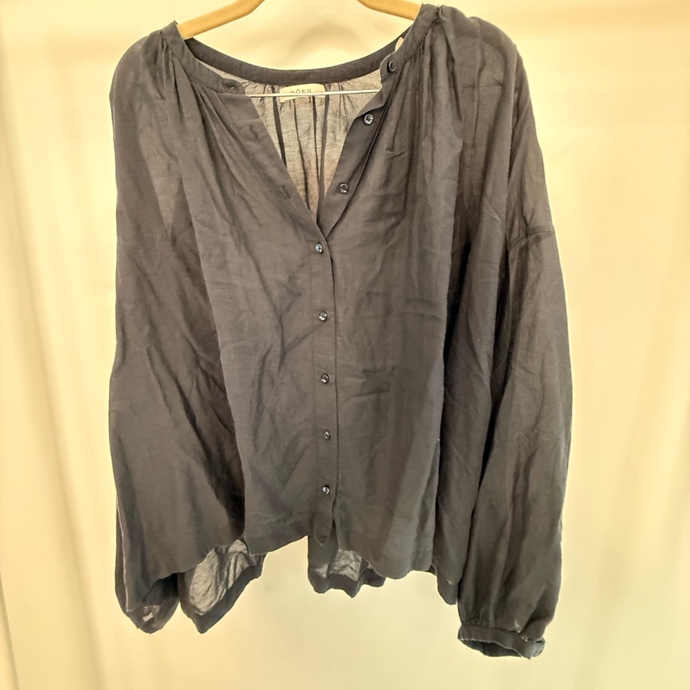 Navy Blue Doen Jiana Blouse XL